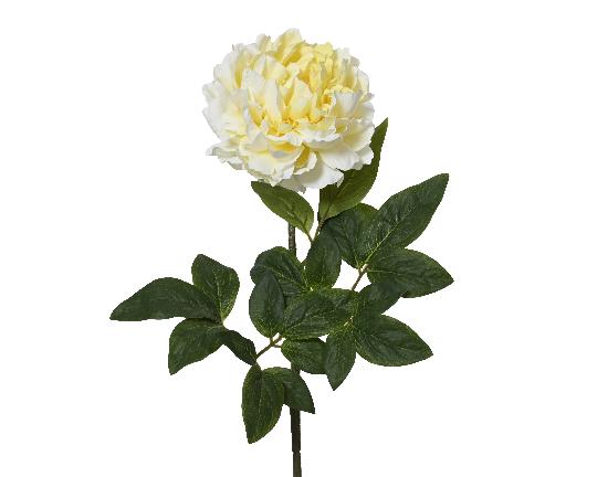 SELYEM PEONIA ÁG 72CM SOFT YELLOW 833138