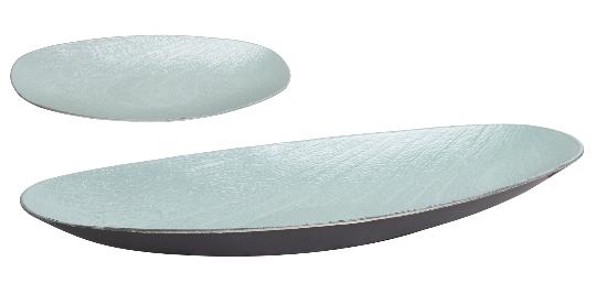 MÛANYAG TÁL OVÁL EREZETT 40CM TÜRKIZ 671853