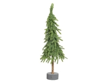 KARÁCSONYI MÛFENYŐFA 45CM ZÖLD CSILLÁMOS 689617
