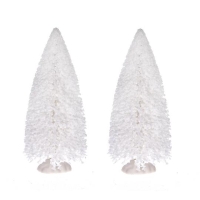 KARÁCSONYI FENYŐ 14CM HAVAS FEHÉR X2 DD53793