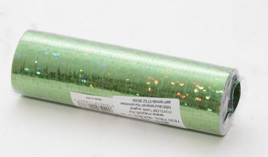 SZILVESZTERI SZERPENTIN HOLOGRAMOS ZÖLD 3,8M X18