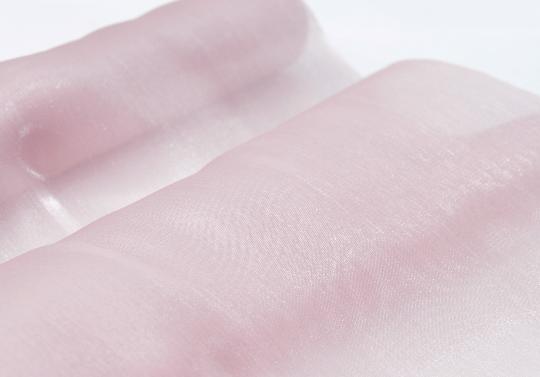 DEKOR ANYAG SZATÉNORGANZA 47CMX10M 47-693 PUDER RÓZSASZÍN