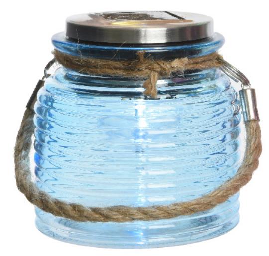 DEKOR SOLAR LÁMPA AKASZTÓS 895171 KÉK