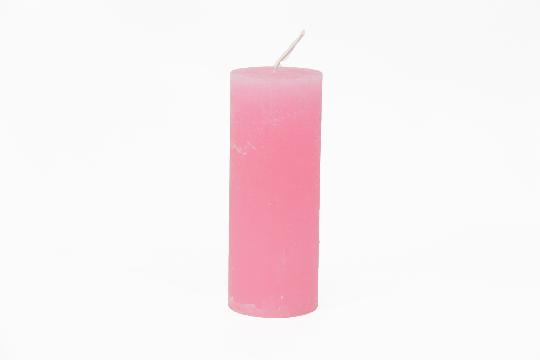 GYERTYA HENGER 7X18-20CM RÓZSASZÍN