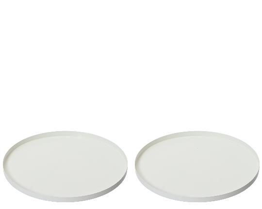 FÉM TÁLCA WHITE 30CM 386509/02