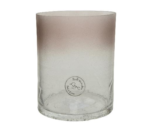 ÜVEG VÁZA 11X14CM CYLINDER 647026