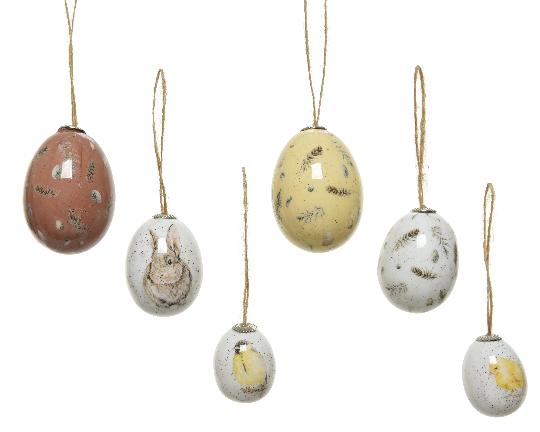 HÚSVÉTI TOJÁS 6CM X6 803005