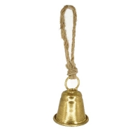 KARÁCSONYI FÉM HARANG 6X8CM ARANY DD69840