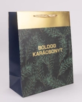 KARÁCSONYI DÍSZTASAK 31X42CM FELIRATOS 370862