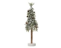 KARÁCSONYI MÛFENYŐFA 60CM ZÖLD HAVAS CSILL.689668