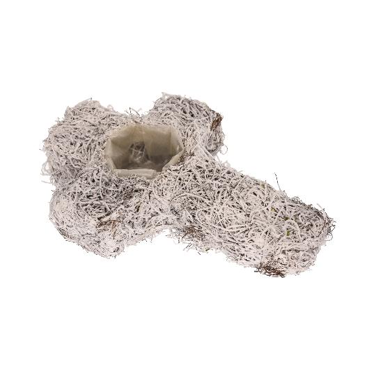VESSZŐ KERESZT ÜLTETHETŐ HAVAS 38X28X10CM DD62508