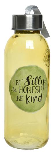 ÜVEG KULACS 19CM SÁRGA 825560