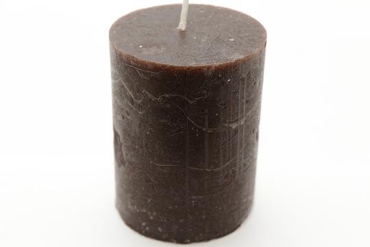 GYERTYA HENGER 7X9-10CM CSOKOLÁDÉ