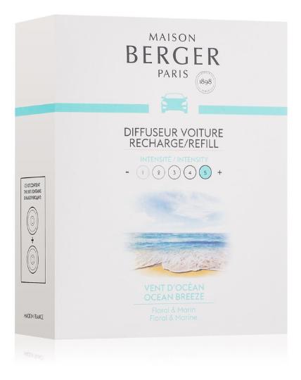 MAISON BERGER ILLATOSÍTÓ AUTÓ UTANTÖLTŐ X2 VENT OCEAN