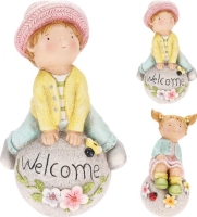 KERÁMIA FIGURA GOLYÓN ÜLŐ 536004