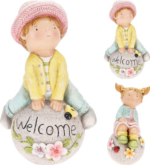 KERÁMIA FIGURA GOLYÓN ÜLŐ 536004