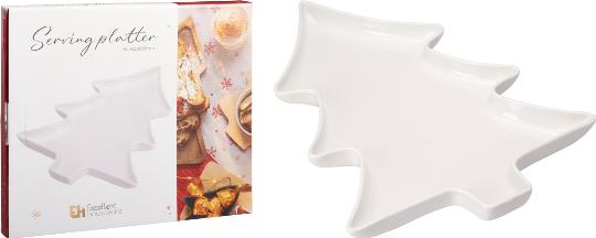 KARÁCSONYI PORCELÁN KÍNÁLÓ FENYŐFA 503179