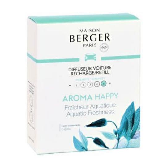 MAISON BERGER ILLATOSÍTÓ AUTÓ UTÁNTÖLTŐ AROMA HAPPY X2