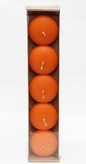 GYERTYA ÚSZÓ X5 NARANCS