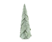 KARÁCSONYI LEVELES KÚP 34CM MATCHA GREEN 724173