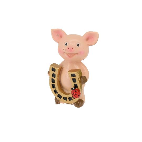 SZILVESZTERI POLY MALAC ÁLLÓ PATKÓVAL 7,2CM DD66378