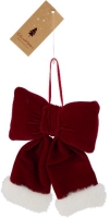 KARÁCSONYI MASNI 14X10CM BURGUNDY 546927