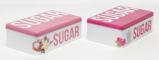 FÉM DOBOZ CUKORTARTÓ 644063-62