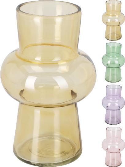 ÜVEG VÁZA 18CM 950462