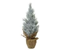 KARÁCSONYI MÛFENYÕ JUTAZSÁKBAN 30CM 680113