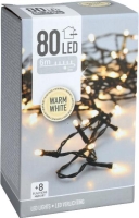 KARÁCSONYI ÉGŐSOR 80 LEDES GREEN WIRE WARM WHITE 542836
