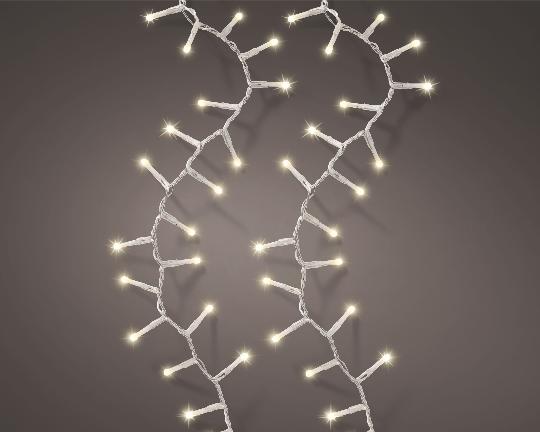 KARÁCSONYI ÉGŐSOR 750 LEDES TRANSPARENT/WARM WHITE 495670