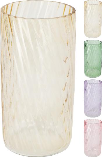 ÜVEG VÁZA 18CM 950464