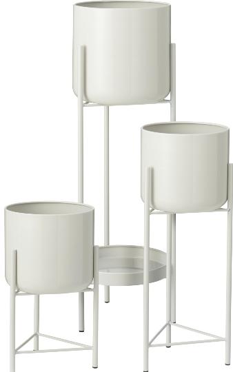 FÉM ÁLLVÁNY 23X17CM FEHÉR 507889