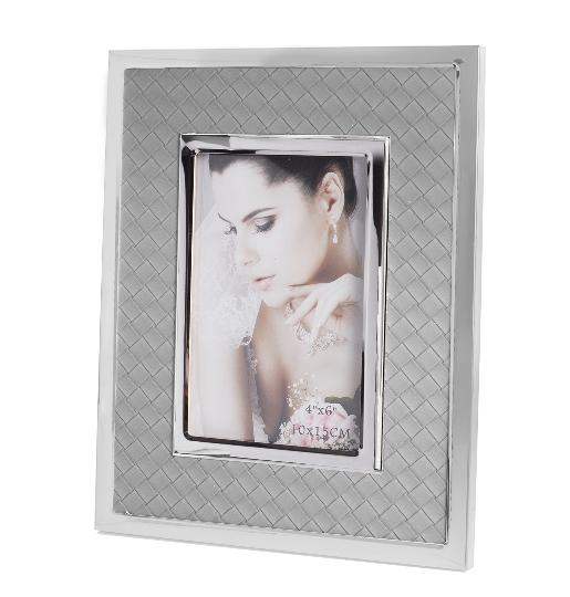 KÉPTARTÓ 19X24 MÛBŐR ROMBUSZ SZÜRKE/EZÜST 496260