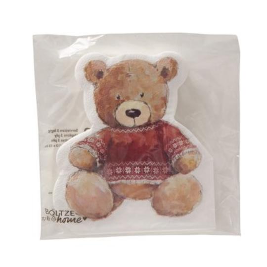 KARÁCSONYI SZALVÉTA (12DB) MACI ALAKÚ 2061528