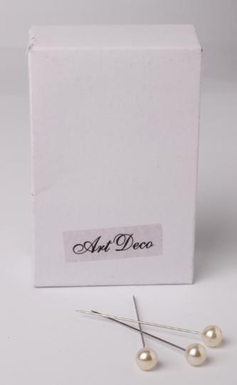 GOMBOSTÛ GYÖNGYFEJÛ 8MM X80 488543 KRÉM