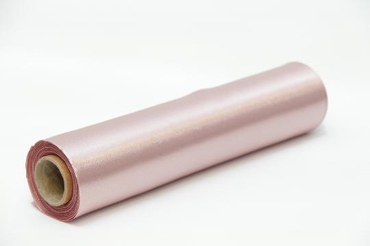 DEKOR ANYAG SZATÉN 47CMX10M ROSEGOLD