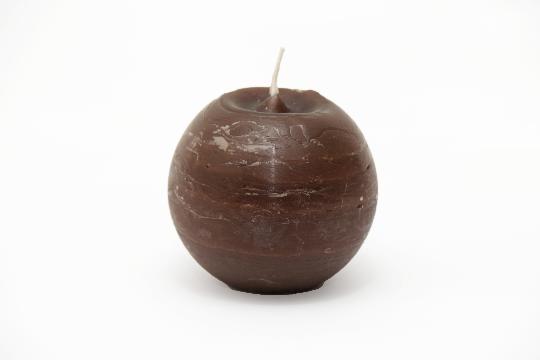 GYERTYA GOLYÓ 8CM CSOKOLÁDÉ