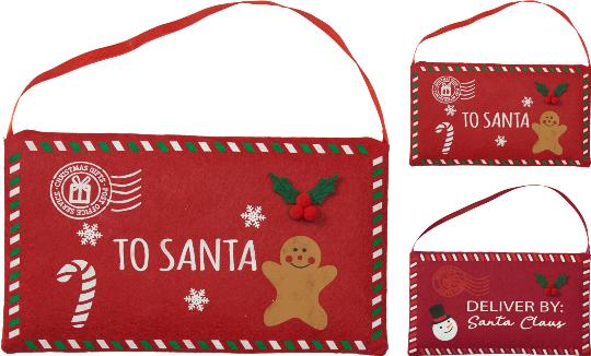 KARÁCSONYI BORÍTÉK FILC 28X16CM 519372