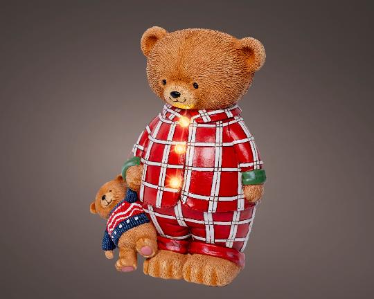 KARÁCSONYI POLY MACI ÁLLÓ LEDES 25CM 488257