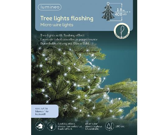 KARÁCSONYI ÉGÖSOR 408LED COOL WHITE 496182