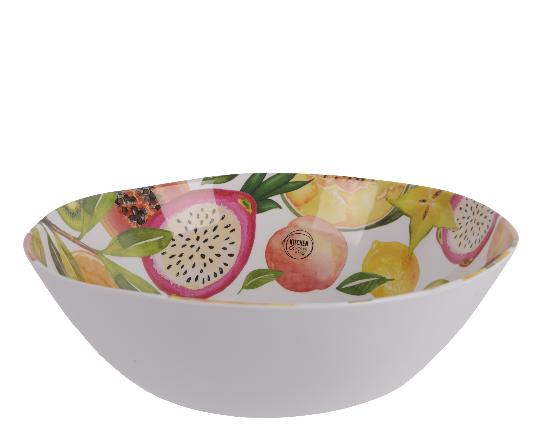 MELAMINE TÁL 30,5CM GYÜMÖLCS MINTÁS 874205