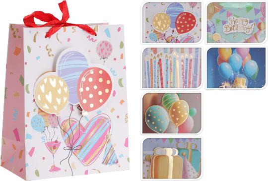 DÍSZTASAK 18X23CM HAPPY BIRSTHDAY 504746