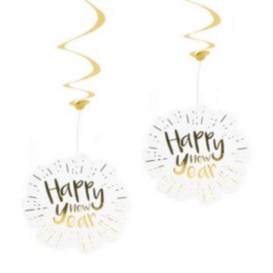 SZILVESZTERI SPIRÁLIS FÜGGŐ X2 13466