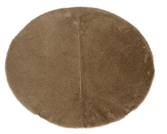 KARÁCSONYI SZŐNYEG NYÚLSZŐRME KEREK 90CM SAND 617799