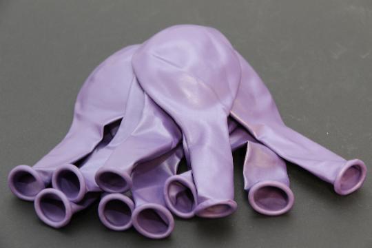 LÉGGÖMB 90MM METAL (10DB) LAVENDER 63 LILA