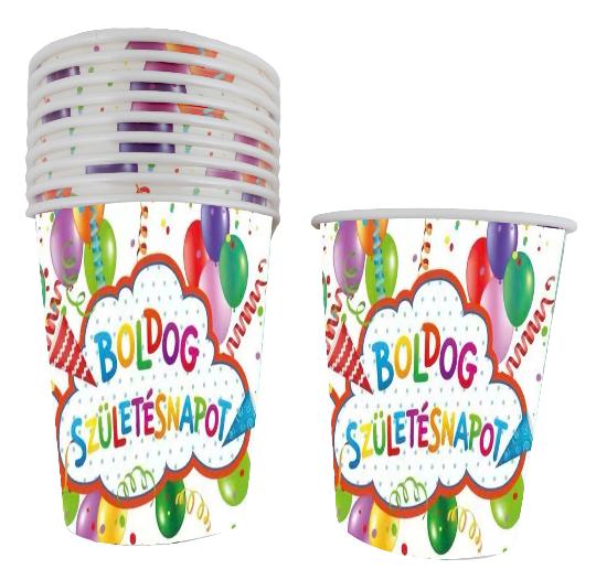 PARTY POHÁR X10 BOLDOG SZ. LUFIK 364516