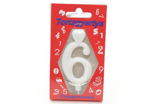 GYERTYA SZÁM X1 6