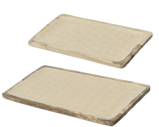 DEKOR TÁLCA MANGÓ FÁBÓL 38X20CM 847997-2