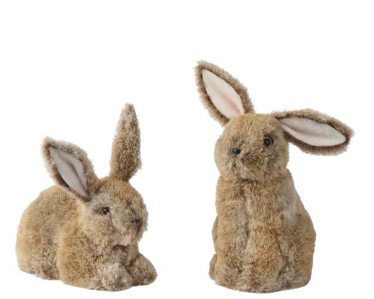 HÚSVÉTI NYÚL 11X17X19CM MIX BROWN 860328